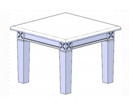 Стол журнальный-2 Вивальди